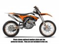 2016 All Except 250 Sx Velocity Orange Senge Graphics Base Kit Compatible With Ktm
