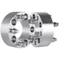 5x4 5 Wheel Spacers 2 In Bore 87 1mm For Ford Explorer 1991019 Crown Victoria Edge Mustang Ranger Taurus Silver Aluminum Billet 