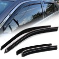 Auto Dynasty Window Visors For 2011-2023 Chrysler 300 4pcs Front Left Right Tape-on Deflectors Rain Guards Sun Wind Air Side 