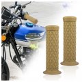 2pcs Motorcycle Grips Anti-slip Rubber Handlebar With Stylish Retro Design Universal Dirt Bike Fits Bicycle Atv 7 8 22mm 24mm 