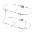 Boat Fender Holder Stainless Steel 304 Double Rack Rust Proof Marine Horseshoe Bracket Fit For 9in Yacht Fenders 