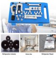 Maizoon Flaring Tool Set With 2 Bars Ratchet Wrench 5 Swaging Adapters Swage 7 Tube Sizes Storage Case For Copper Tubing