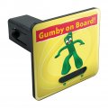 Gumby On Board Skateboarder Skater Tow Trailer Hitch Cover Plug Insert