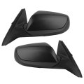 Left And Right Side View Mirror R 2016-2021 Chevy Malibu L Ls W O Heated O Signal Textured Black Replaces 84288097-pfm 