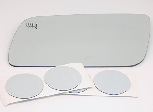 Heated Left Driver Side Mirror Glass Lens For 09-12 Ford Flex Includes Adhesive Pads Model 4239h Flat Clear 4 25 X 7 875 In