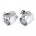 X Autohaux 4pcs An12 Hex Car Hose Finisher Flexible Rubber Pipe Clamp With Screw Band Adapter Fitting For Oil Fuel Water Tube