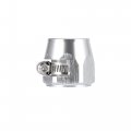 X Autohaux 4pcs An12 Hex Car Hose Finisher Flexible Rubber Pipe Clamp With Screw Band Adapter Fitting For Oil Fuel Water Tube
