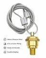 2 Pack Of A A Npt Air Tank Drain Valve With 60 Cable Brake Reservoir Compressor For Semi Trucks Replaces Haldex 12105 N3613ad
