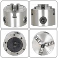 Gxywady 3 Jaw Self Centering Chuck K11-80 Lathe Inch Diameter For Cnc Drilling And Milling Machine Wood Turning
