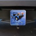 Beach Trip Surfing Surfer Dogs Tow Trailer Hitch Cover Plug Insert
