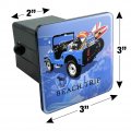 Beach Trip Surfing Surfer Dogs Tow Trailer Hitch Cover Plug Insert