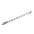 6 3 Straight Metal Tyre Valve Stem Extension Rod Wheel Adapter For Car Truck Motorcycle Bike Silver Tone 