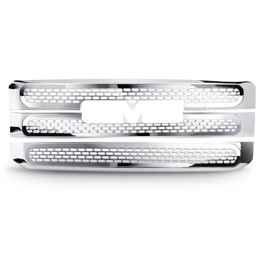 Grille Overlay For 2013-2016 Gmc Acadia Sl Sle Slt Denali Style Chrome Abs Front Bumper Cover Hood Mesh Guard Tape On By Ikon