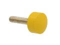 Corvette C5 Rear Hood Adjuster Bumper Yellow With Bolt M 8x1 5 In For 1997 1998 1999 2000 2001 2002 2003 2004 