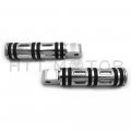 Httmt Mt216-099 Pa005x2 Chrome Edge Footpeg Compatible With 10-16 Vt1300 95-99 Shadow 1100 96-04 750 Magna