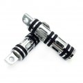 Httmt Mt216-099 Pa005x2 Chrome Edge Footpeg Compatible With 10-16 Vt1300 95-99 Shadow 1100 96-04 750 Magna