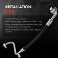 A-premium A C Discharge Line Hose Assembly Compatible With Subaru Outback 2001-2004 H6 3 0l Compressor To Condenser