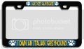 I Can T Keep Calm Because Own An Italian Greyhound Dogs Pets Bl 3d Metal License Plate Frame Auto Suv Truck Tag Holder L51 