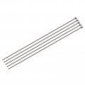 Uxcell Straight Ejector Pins 3mm 1 8 Dia 65mn Steel Round Tip Punch 250mm 10 Long For Mechanical Maintenance 5pcs