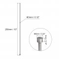 Uxcell Straight Ejector Pins 3mm 1 8 Dia 65mn Steel Round Tip Punch 250mm 10 Long For Mechanical Maintenance 5pcs