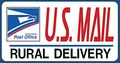 U S Mail Delivery Magnetic Sign Rural Carrier Magnet Usps 6 X12 