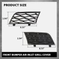Pair Front Bumper Air Inlet Grill Cover For Range Rover L322 4 4l V8 Non-supercharged 2006-2009 Not Fit Sport Models