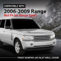 Pair Front Bumper Air Inlet Grill Cover For Range Rover L322 4 4l V8 Non-supercharged 2006-2009 Not Fit Sport Models