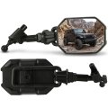 Doorless Side Mirrors For Jeep Wrangler Jl Jlu And Gladiator Jt 2018 2023 Convex Wide View 8 19 In X 5 46 Mirror 360 Degrees 