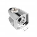 Uxcell Glass Shelf Support Zinc Alloy Clip Holder For 6mm-9mm Thickness 4pcs