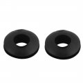 Uxcell Double Sided Armature Rubber Wiring Grommets 6mm Inner Diameter 350 Pcs Black