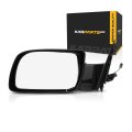 Chevy Blazer 1992 1993 1994 Door Mirror Driver Side Power Non-heated Full Size Black Housing Foldaway Replacement For Gm1320122