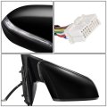 Hy1321228 Factory Style Passenger Right Side Mirror Manual Folding Power Adjust Heated Glass Turn Signal Blind Spot Detection