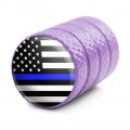Thin Blue Line American Flag Tire Rim Wheel Aluminum Valve Stem Caps