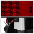 Acanii For 2008-2016 Ford F250 F350 F450 Superduty Red Clear Led Rear Tail Lights Lamps Replacement Driver Passenger