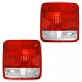 1a Auto Taillights Lamps Taillamps Pair Set Rear Brake For 85-96 Chevy Gmc Van Full Size