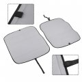 Labwork 1 Pair Insulated Blackout Rear Door Window Covers Replacement For 2015-2022 Ford Transit Van High Cool Gray