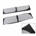 Labwork 1 Pair Insulated Blackout Rear Door Window Covers Replacement For 2015-2022 Ford Transit Van High Cool Gray