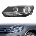 Halogen Headlight Assembly For 2012 2013 2014 2015 2016 2017 Tiguan Left Driver Side Front Headlamp Chrome Housing 5n0941005 
