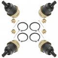 Caltric Complete Upper And Lower Ball Joint Set Bombardier Compatible With Can-am Ds650 Baja 2002 2003 2004