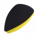 Hook And Loop Hand Sanding Block 140mm Mouse Detail Disc Pu Foam Backing Plate Manual Sander For Detailing Polishing