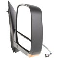 Passenger Side Door Mirror For Chevy Express 1500 2500 3500 2008 2014 Power Heated Glass Textured Black Standard Type 