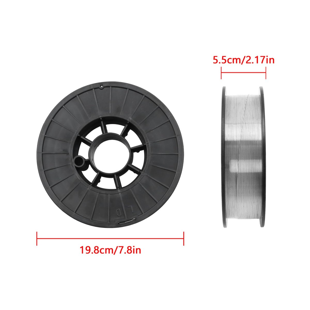 Er5356 Aluminum Welding Wire 035 In 0 9mm 5lb Spool For Dc All Position Arc