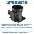 Uxcell Car Mass Air Flow Sensor Meter Replacement Black For Ford Expedition 1999-2002
