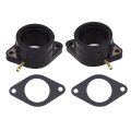 Waltyotur 2 Pcs Carburetor Intake Boot Set Replacement For 1977-1981 Xs400 Xs400e Xs400f Xs400g Xs400h 
