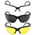 Bifocal Safety Reading Glasses 3 Pack Diopter 2 00 Ansi Z 87 Certified Uv400 Protection Clear Black And Yellow Lenses With Side