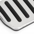 Automotive Interior 3pcs Foot Pedal Set Accelerator Brake Footrest Pads Stainless Steel Rubber Antislip Replacement For Tesla