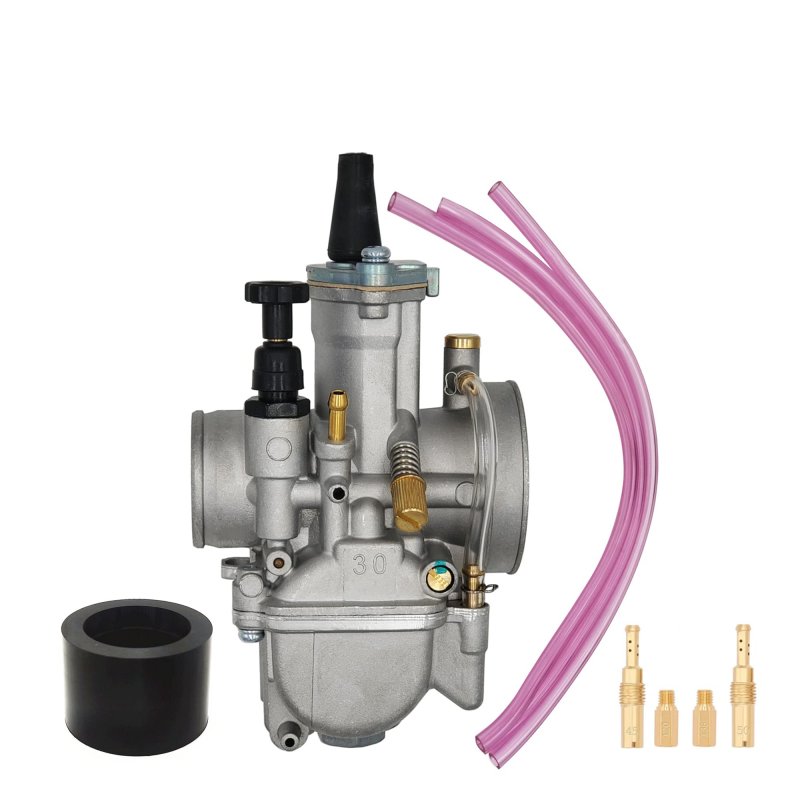 Joygowe Universal Pwk 30mm Carburetor With Power Jet For 100cc To 250cc Engine All Kinds Motocross Motorcycles Quad Scoote Atv
