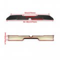Hecasa Cab Spoiler Roof Top Wing For 2019-2022 Dodge Ram 1500 Crew Pickup Truck