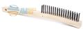 Wire Brush Wooden Curved Handle Lenght 6 1 4 And The Trim 3 16 