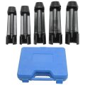 5 Pcs 12090 Fuel Line Socket Set 17 Mm 19 21 22 24 Injection Flare Nut For The Of Engine 